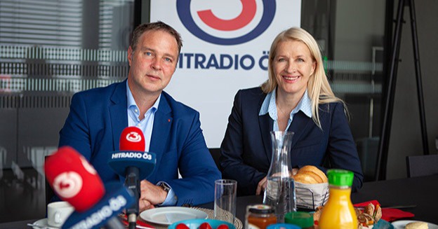 Andi Babler und Claudia Stöckl / Fotocredit: Hitradio Ö3 / Dunger